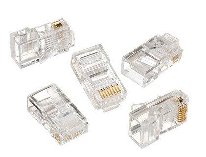 RJ45 počítačová zástrčka 8P 8C (LINKA) LECHPOL 1 ks