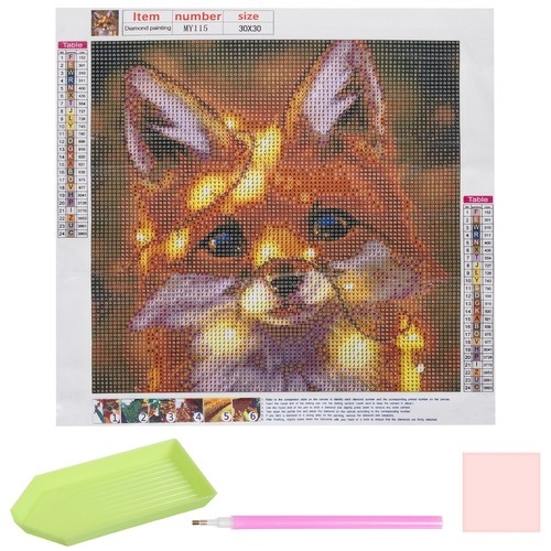 Diamantová mozaiková výšivka Fox Fox Diamantový obraz