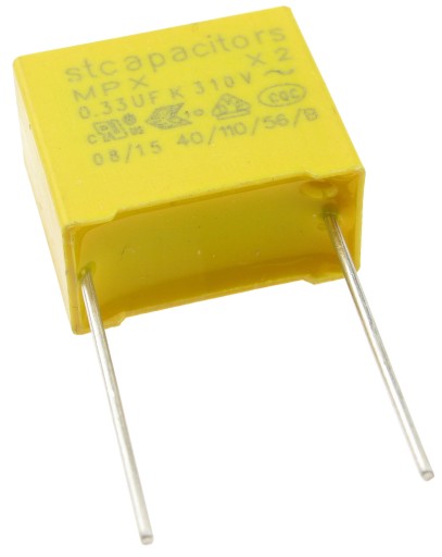 Kondenzátor MKP 330nF/310VAC X2 (2 ks) /4584-2