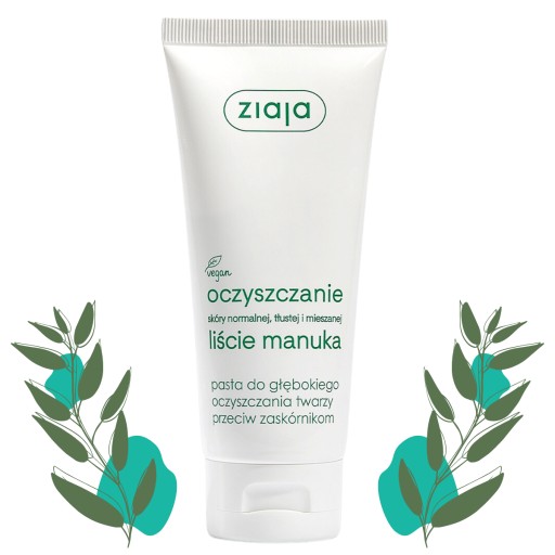 ZIAJA MANUKA LISTY ČISTIACA PASTA NA TVÁR