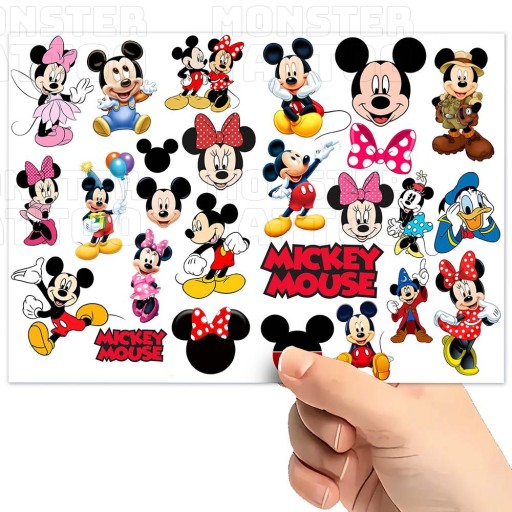 UMÝVAJÚCE DOČASNÉ TETOVANIE PRE DETI MICKEY MOUSE ORIGINÁLNE DIZAJNY