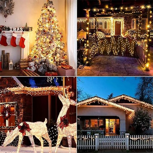 LED VIANOČNÉ SVETLÁ REŤAZ GIRLAND VIANOČNÝ STROMČEK 20LED 2m 2700K