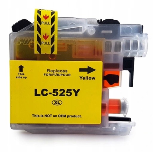 ATRAMENT PRE TLAČIAREŇ BROTHER LC525XLY DCP-J105 Žltý