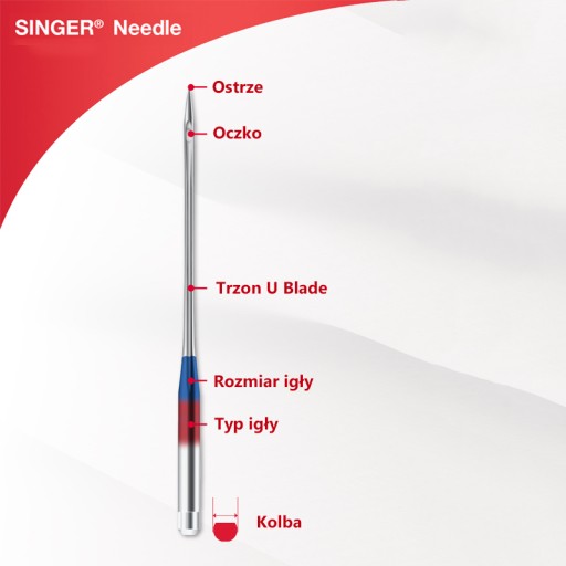 Singer poloploché ihly do šijacích strojov 130/705H univerzálne MIX 10 ks.