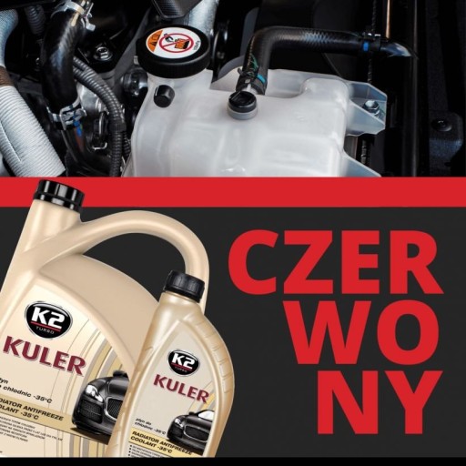 K2 KULER ČERVENÁ KVAPALINA -35 1L.T201C CHLADIACA KVAPALINA