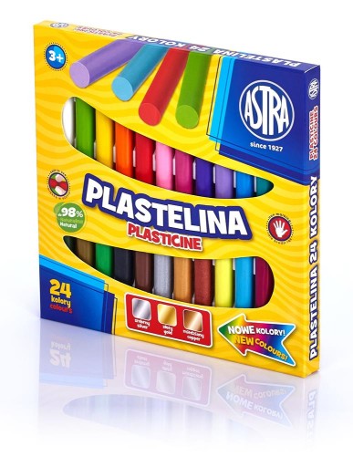 Plastelína 24 farieb Astra