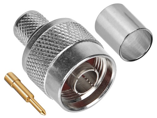 Zástrčka N 50 Ohm nalisovaná na kábel H-1000