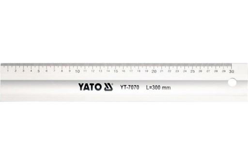 Hliníkové pravítko / Pravítko 300mm YATO YT-7070