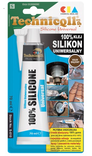 TECHNICQLL UNIVERZÁLNY SILIKÓN HNEDÝ 70M S-010