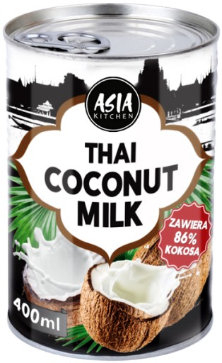 Kokosové mlieko 86% v 400ml plechovke - Asia Kitchen