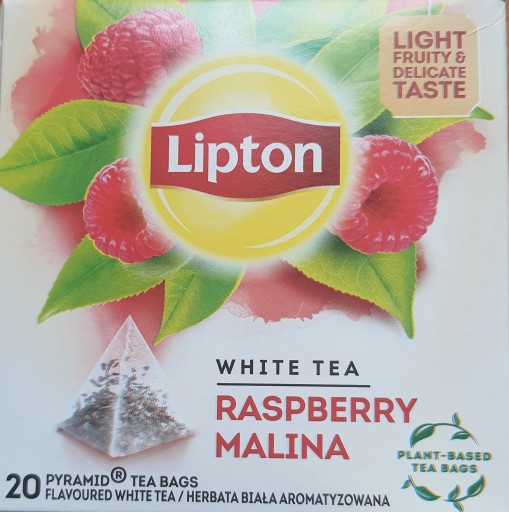 Biely čaj s malinou