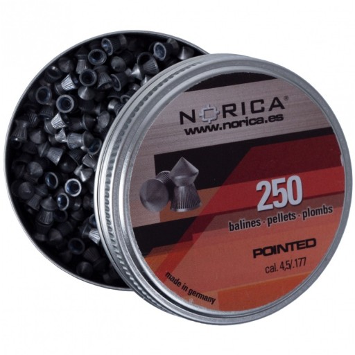 Norica špicaté pelety 4,5 mm 250 ks.