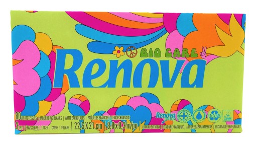 Papierové vreckovky Renova Bio Care 80 ks