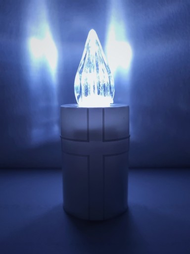 VLOŽKA ELEKTRICKEJ LED SVIEČKY VLOŽKA GRAFU AŽ 90 DNÍ NA BATÉRIU LED