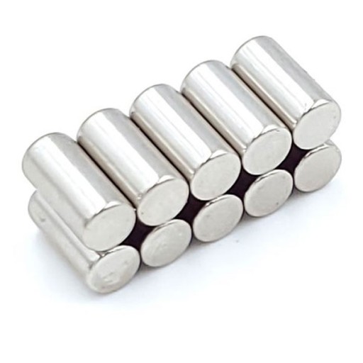 VALEC NEODYMOVÝ MAGNET 5x10 mm SILNÝ, okrúhly, kotúč, LOVEC