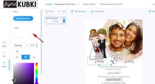 SVADOBNÉ POZVÁNKY s fotografiou KREATOR