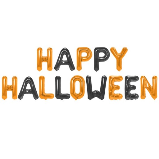 Svietiaci balón dekorácia TEKVICE HALLOWEEN 1 ks