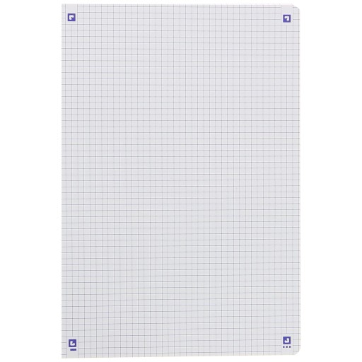 A4 špirálový zápisník, 100 listov, štvorčekový, čierny, oxfordská špirála