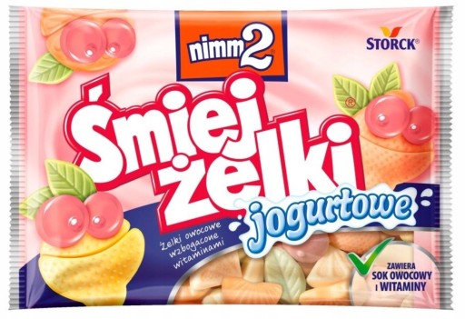 Nimm2 Śmiejżelki Fruit Jelly 3 balenia Storck sada kyslých jogurtových želé