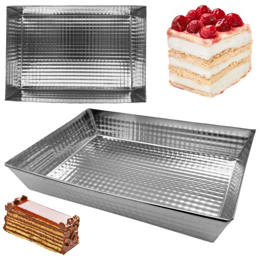 Plech na pečenie Obdĺžnikový plech na tortu Classic 40x24cm Veľký