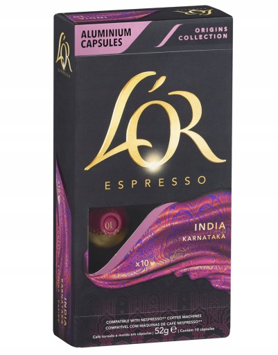 Kapsuly Nespresso (*) Jacobs LOR INDIA 10