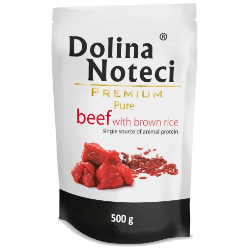 Dolina Noteci Premium Pies Pure Beef ryža 500g