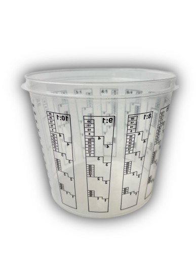 HRNČEK NA FARBU S STUPŇOU 1400 ml na laky a živice x 3 ks