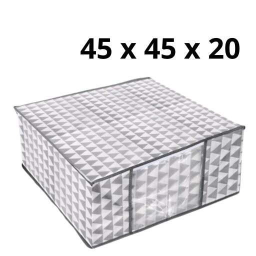 Obal na posteľnú bielizeň, oblečenie, kontajner 45x45x20, box na skriňu