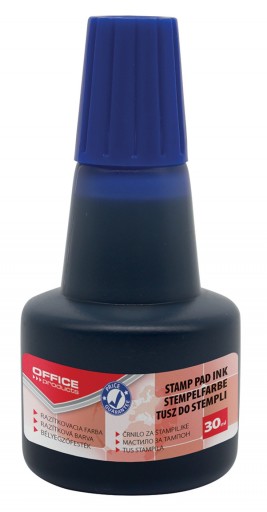 Atrament na pečiatky 30ml modrý na pečiatky