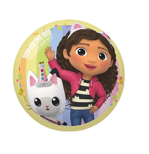 GUMOVÁ LOPTA 14 CM PLÁŽ PRE DETI DOMČEK MAČIČKA GABI GABBYS BOBÍK