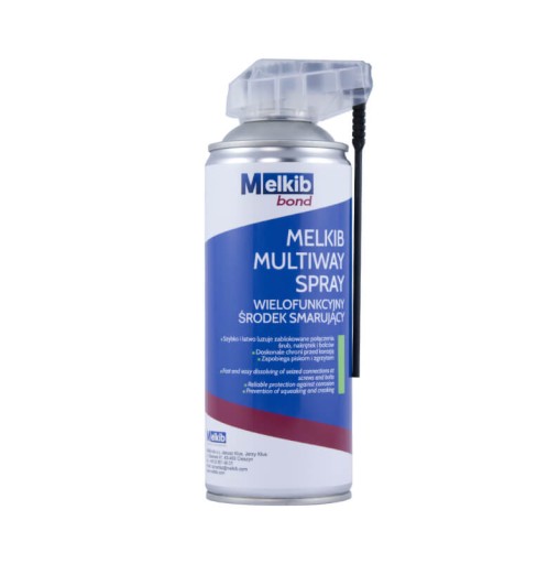 Melkib Multiway sprej 400 ml multifunkčný lubrikant, penetračný, vodoodpudivý.
