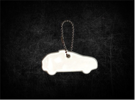 REFLEXNÝ PRÍvesok POLICAJNÉ KĽÚČENSTVO REFLEXNÝ ŠTÍTOK AUTA POLICAJNÉ AUTO