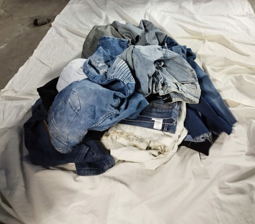 BAVLNENÉ ČISTIACE JEANS SAME Džínsy 10KG