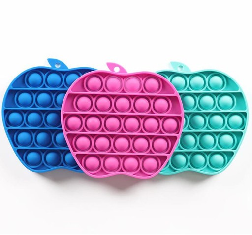 PUSH BUBBLE POP IT APPLE SENSORY TOY