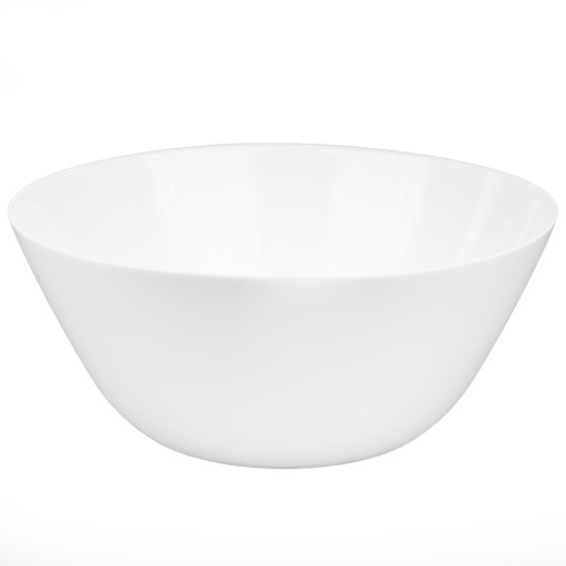 BIELA MISKA NA ŠALÁT 24CM OPÁL