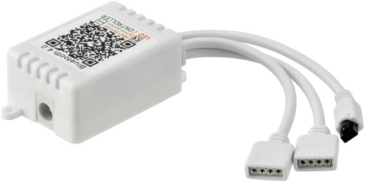 RGB OVLÁDAČ PRE LED pásik + Bluetooth aplikácia pre hudobný telefón 2 vstupy