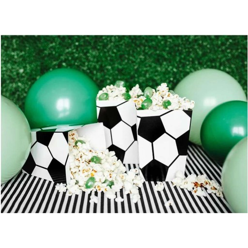 POPCORN BOXES narodeniny FUTBAL EURO CHAMPIONSHIPS fan zóna x6