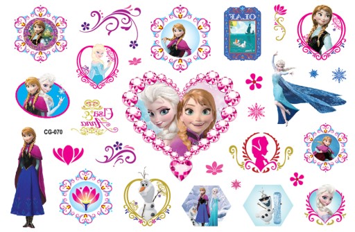 Odnímateľné tetovanie pre deti ELSA ANNA CG070
