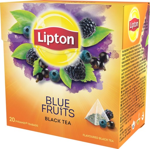 Čierny čaj Lipton Berries 20 vrecúšok