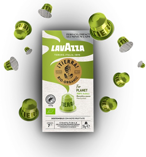 Kávové kapsuly LAVAZZA Tierra For Planet Bio kompatibilné s NESPRESSO