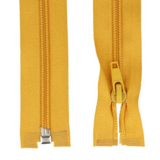ŠPIRÁLOVÝ Zips #5 - 70 CM - TMAVO ŽLTÉ