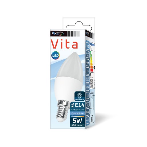 LED žiarovka E14 dióda 7 SMD 2835 5W 230V 3 FARBY