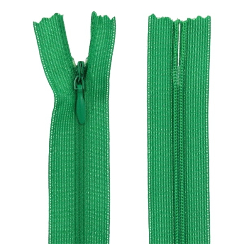 Zipsy KRYTÉ 25cm TRÁVIVO ZELENÉ 1 ks.