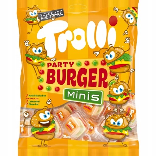 Trolli Mini Burger Ovocné želé 170 g