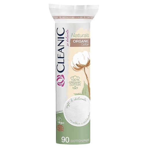 Bavlnené tampóny Cleanic Naturals z organickej bavlny 90 kusov
