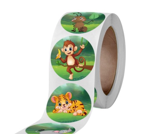 Motivačné nálepky 100 kusov, 2,5 cm