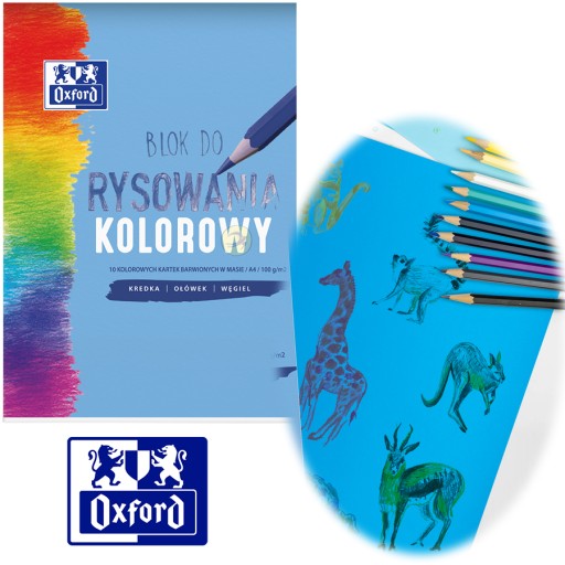 BLOK NA KRESLENIE farba A4 OXFORD 100 g