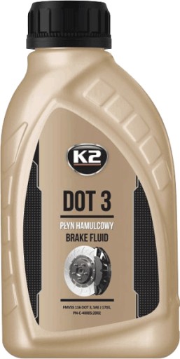 K2 DOT-3 Brzdová kvapalina triedy DOT3/R3 500g T103