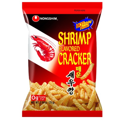 Krevetové sušienky pikantné 75 g NONGSHIM