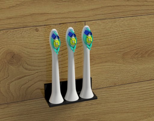 Stojan na 3 tipy pre PHILIPS Sonicare -BLACK
